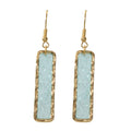 Fashion Jewellery Pink Acrylic Square Drop Earrings Wholesale Price